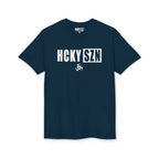 HCKY SZN Simple Star DryBlend Tee Shirt (White Logo) - Various Colors