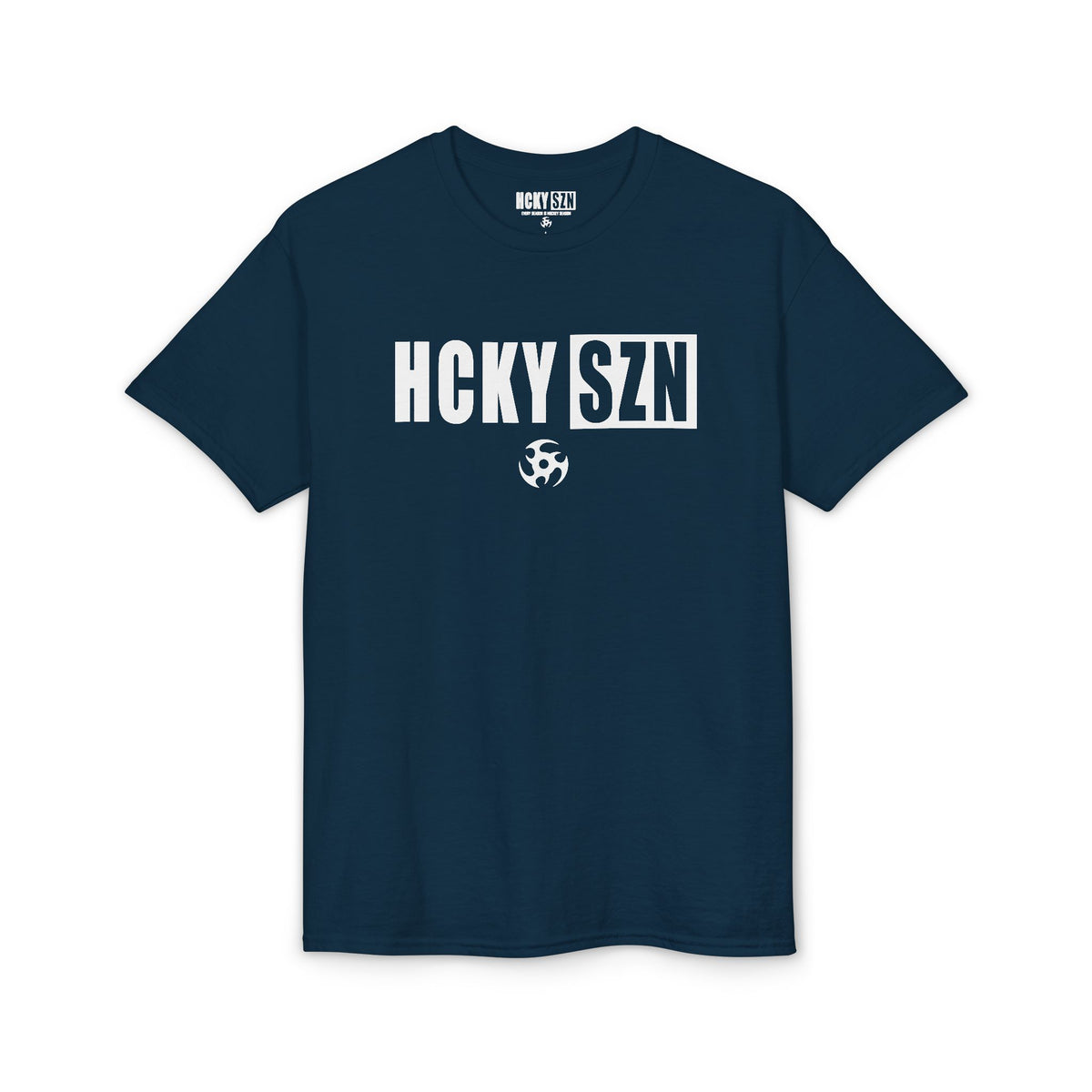 HCKY SZN Simple Star DryBlend Tee Shirt (White Logo) - Various Colors