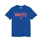 HCKY SZN Simple Star DryBlend Tee Shirt (Peach Logo) - Various Colors