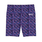HKY SZN High Waisted Workout Shorts (Watercolor Galaxy)