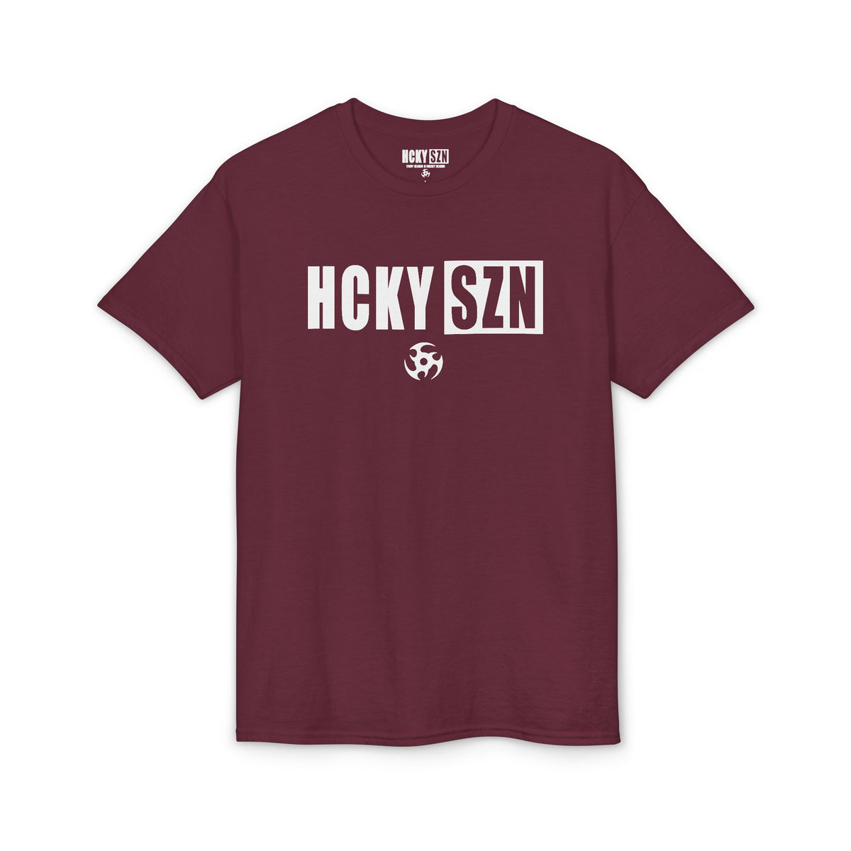 HCKY SZN Simple Star DryBlend Tee Shirt (White Logo) - Various Colors