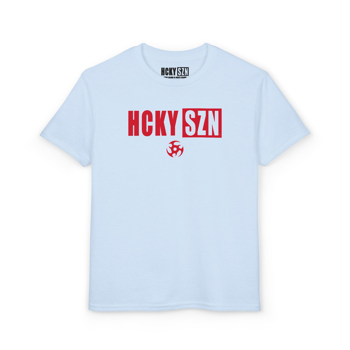 Youth HCKY SZN DryBlend Tee Shirt (Red Logo) - Various Colors