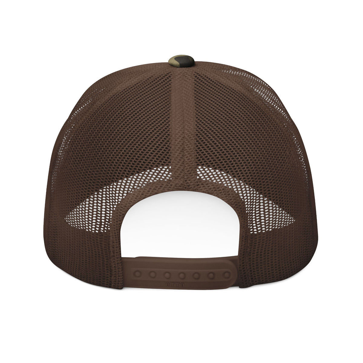 HCKY SZN Embroidered Brown Camo Trucker Hat