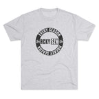 HCKY SZN Circle Logo TriBlend Tee Shirt (Black) - Various Colors