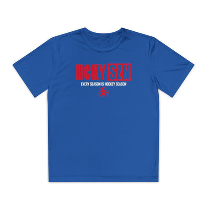 Every Season is HCKY SZN Youth Competitor Tee (Red Logo) - Various Colors