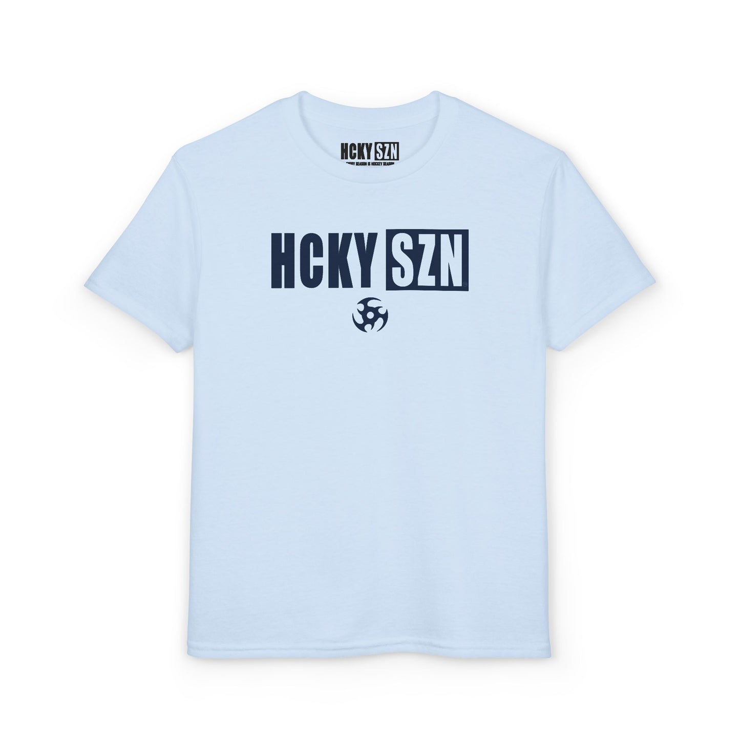 Youth HCKY SZN DryBlend Tee Shirt (Navy Logo) - Various Colors