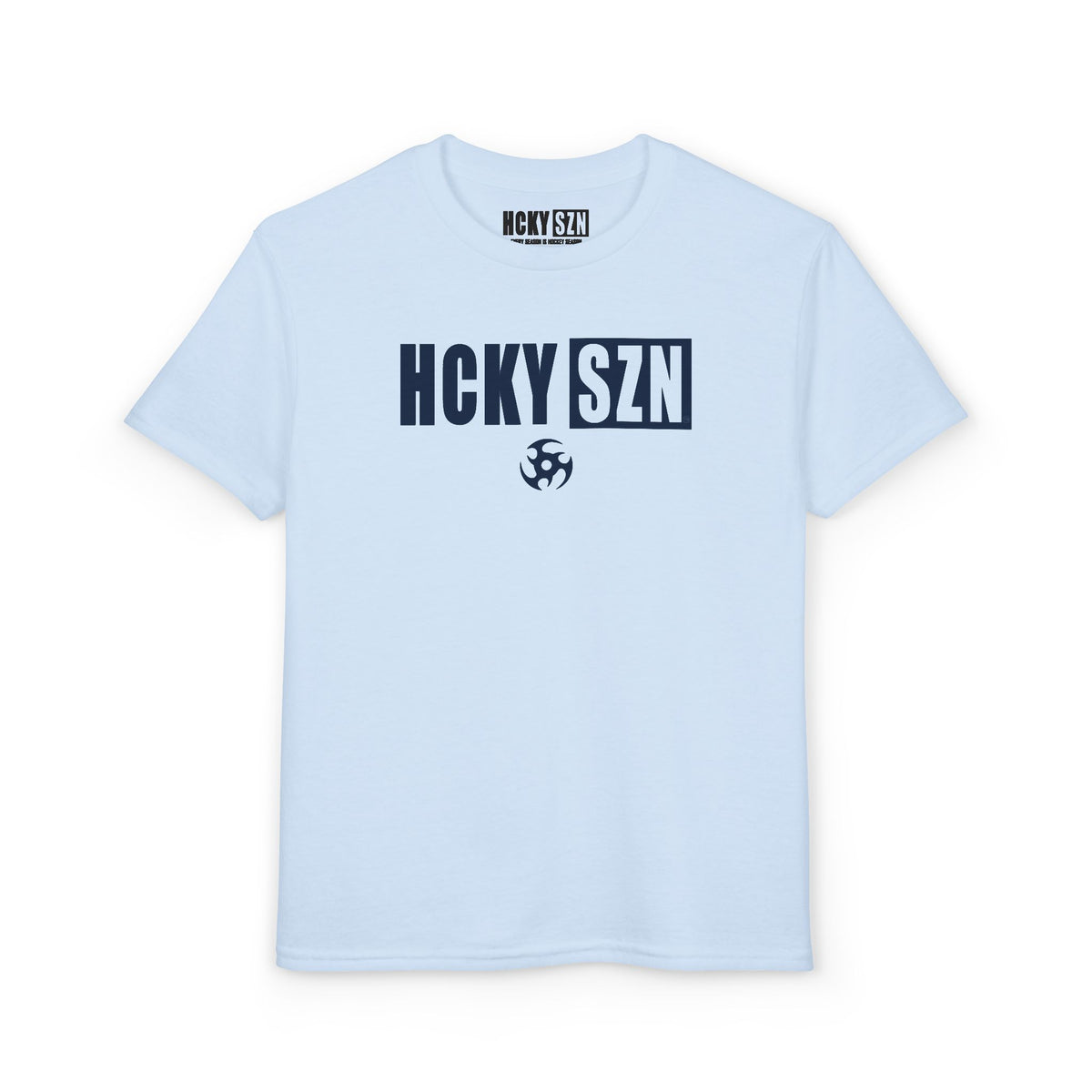Youth HCKY SZN DryBlend Tee Shirt (Navy Logo) - Various Colors