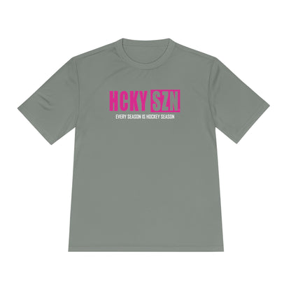 Every Season is HCKY SZN Performance Tee (Hot Pink Logo) - Various Colors