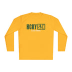 HCKYSZN (All Gas) Long Sleeve Adult Performance Tee - Gold/Forest/White