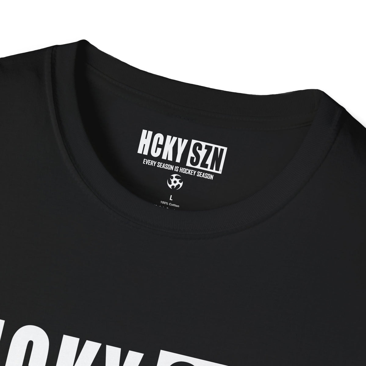 HCKY SZN Softstyle Tee Shirt (Black)