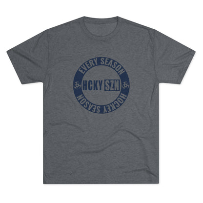 HCKY SZN Circle Logo TriBlend Tee Shirt (Navy) - Various Colors