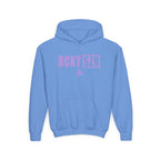 Youth HCKY SZN (Lavender Logo) Hooded Sweatshirt - Various Colors