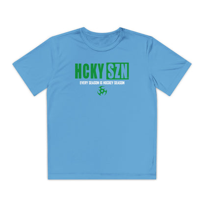 Every Season is HCKY SZN Youth Competitor Tee (Green Logo) - Various Colors