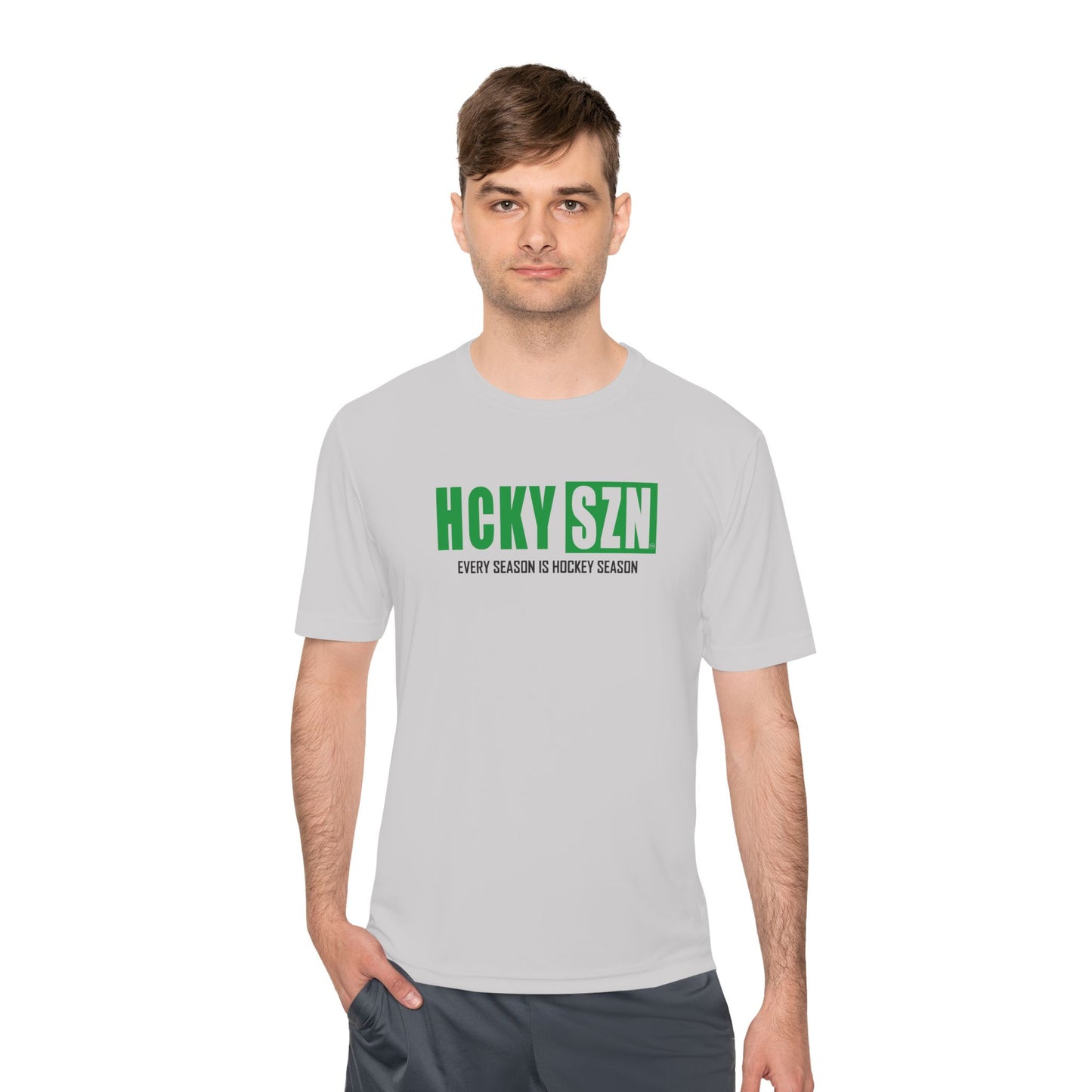 Every Season is HCKY SZN Performance Tee (Green Logo) - Various Colors