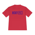 HCKYSZN (Flagship Logo) Adult Performance Tee - Red/Purple