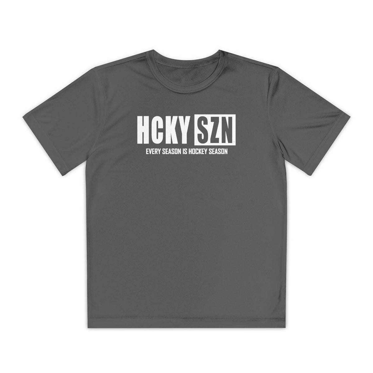 Every Season is HCKYSZN Youth Competitor Tee - White Logo