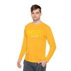 HCKYSZN (All Gas) Long Sleeve Adult Performance Tee - Gold/Yellow/White