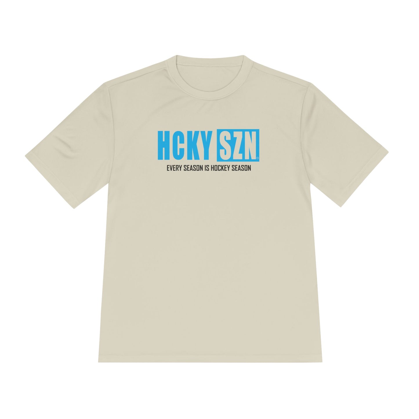 Every Season is HCKYS Performance Tee - Sky Blue Logo
