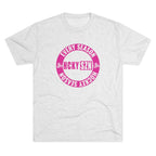 HCKY SZN Circle Logo TriBlend Tee Shirt (Hot Pink) - Various Colors