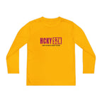 Every Season is HCKY SZN Youth Competitor Long Sleeve Tee (Raspberry Logo) - Various Colors