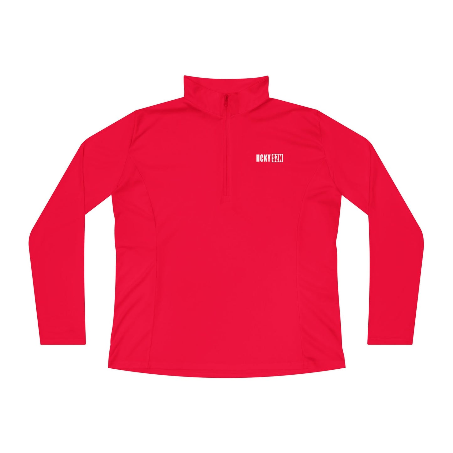 Women's HCKY SZN Quarter-Zip Pullover (Red)