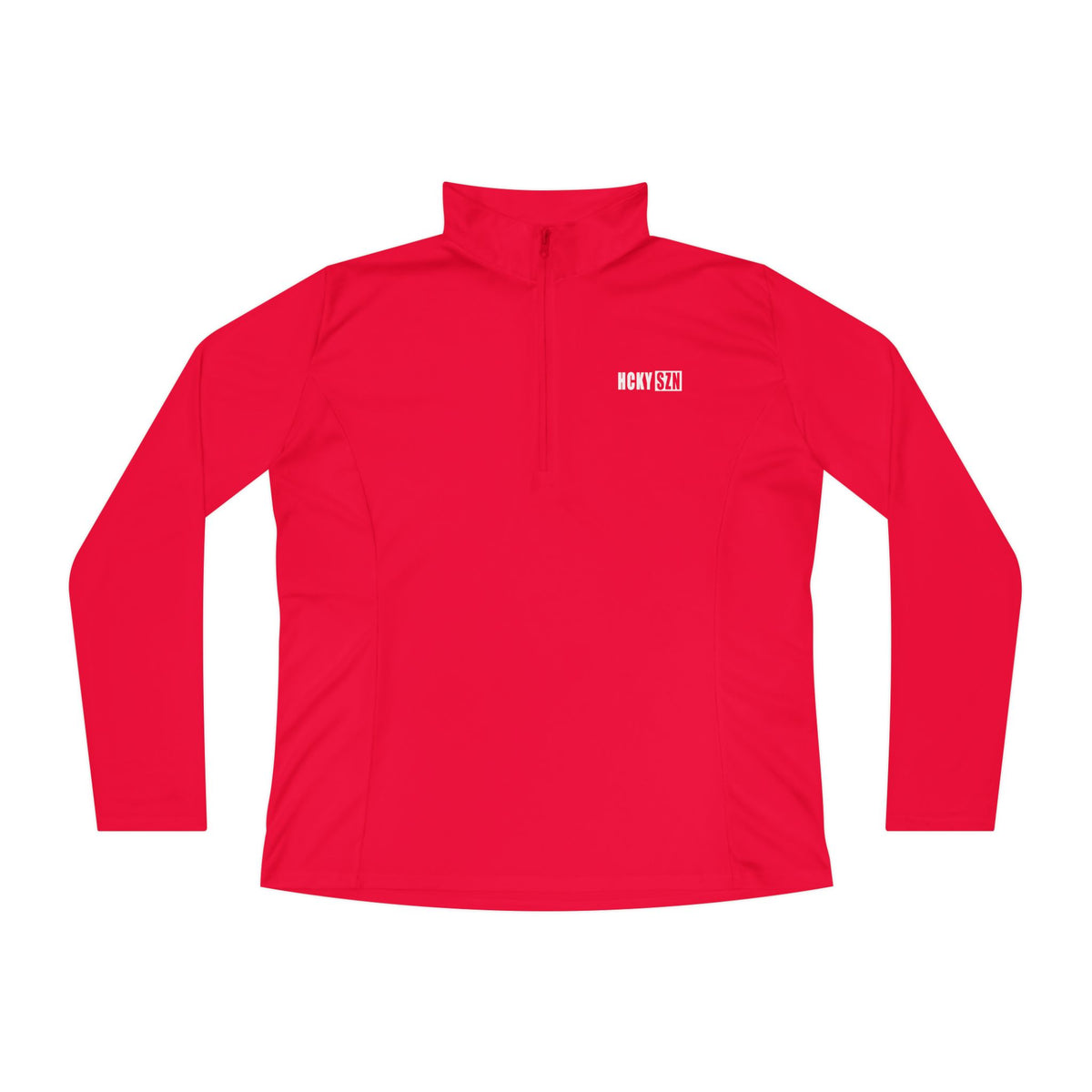 Women's HCKY SZN Quarter-Zip Pullover (Red)