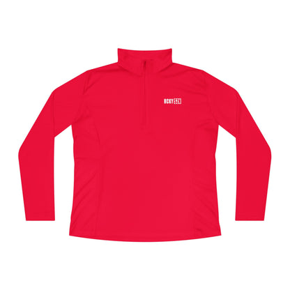 Women's HCKY SZN Quarter-Zip Pullover (Red)