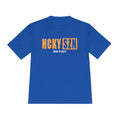 HCKYSZN (Born to Skate) Adult Performance Tee - Royal/Mango/White