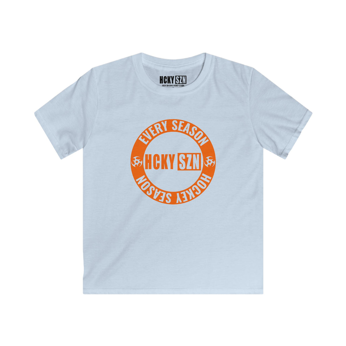 Youth Circle SZN Softstyle Tee (Orange Logo) - Various Colors