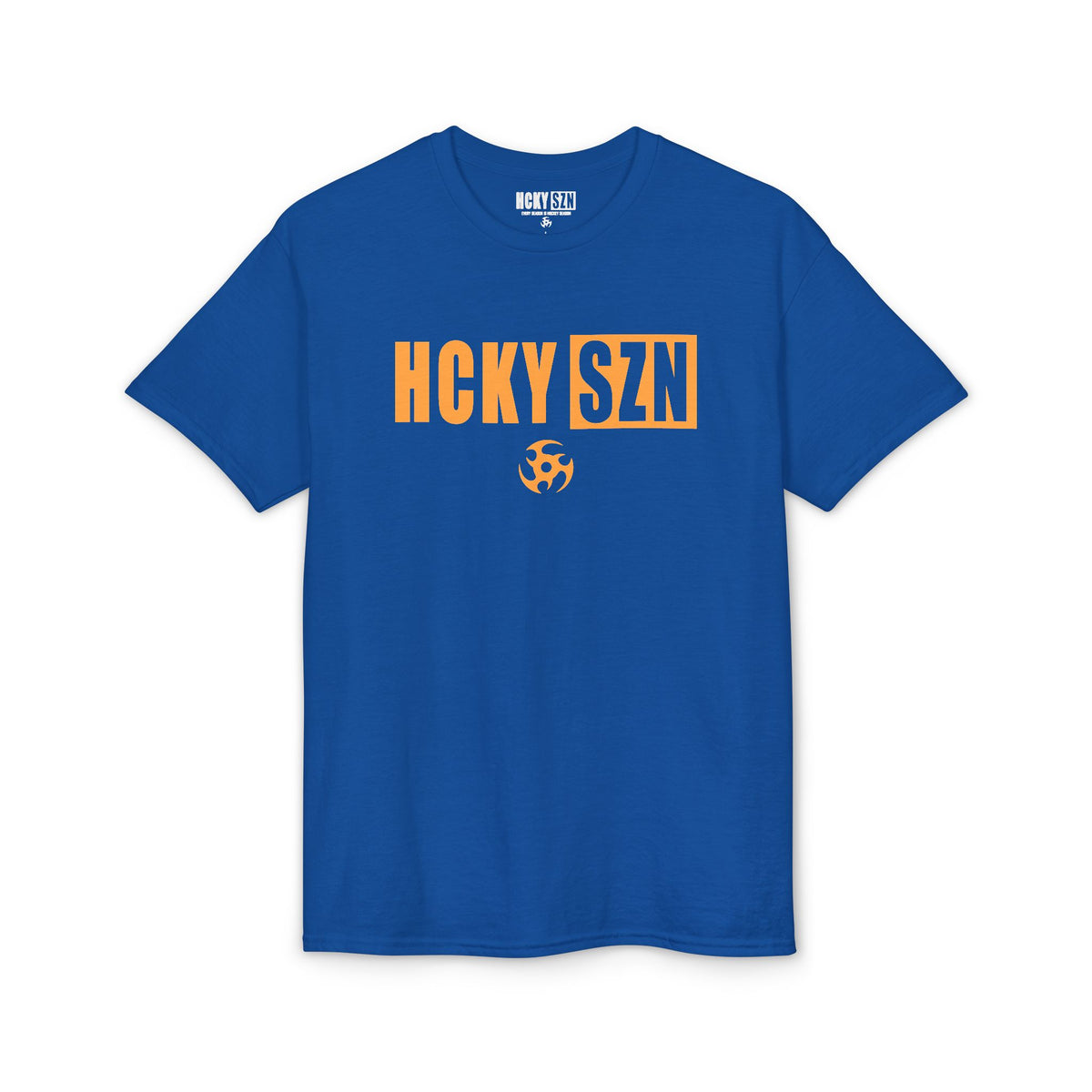 HCKY SZN Simple Star DryBlend Tee Shirt (Mango Logo) - Various Colors