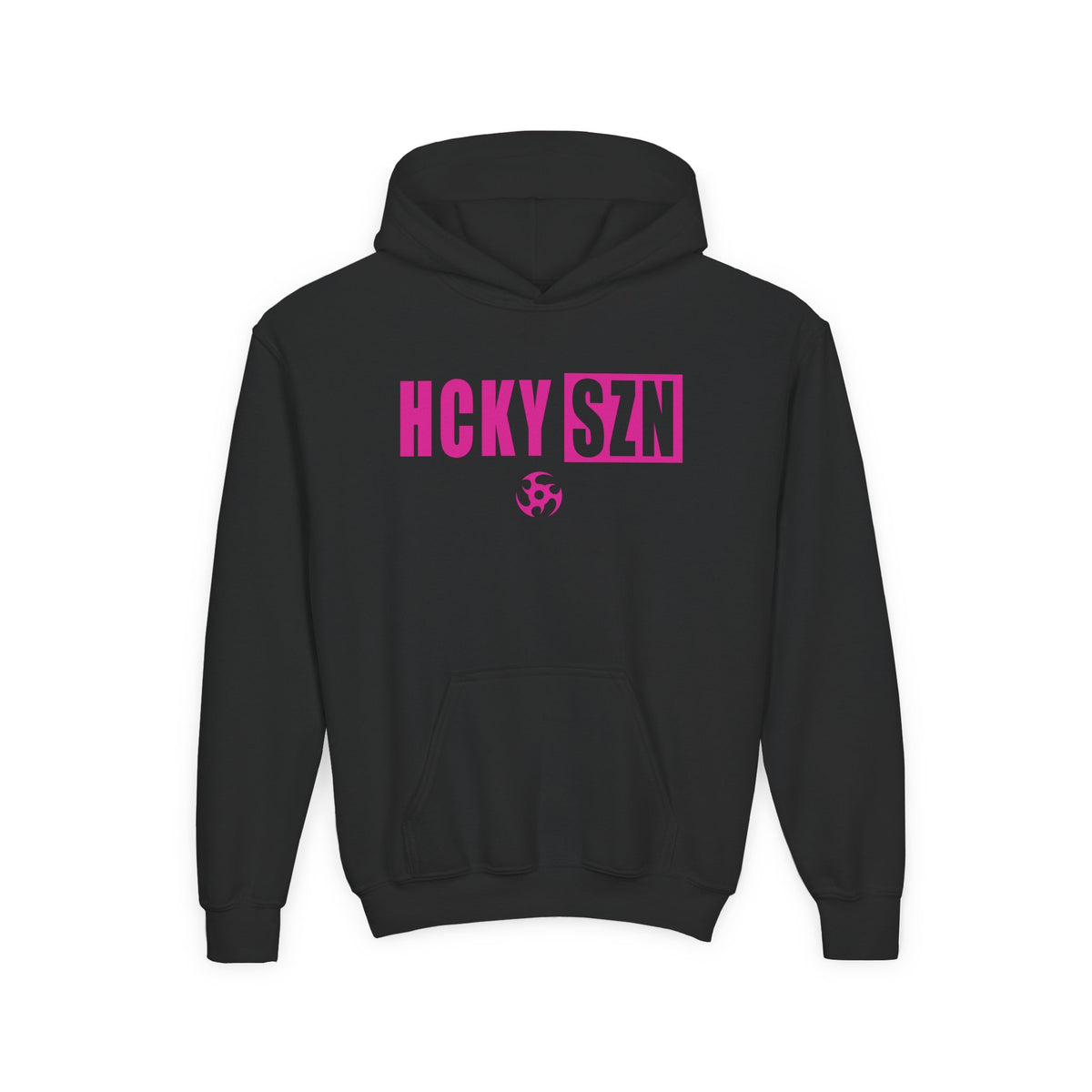 Youth HCKY SZN (Hot Pink Logo) Hooded Sweatshirt - Various Colors