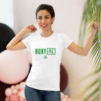 Women’s Hockey Vibe Triblend Tee (Green Logo)
