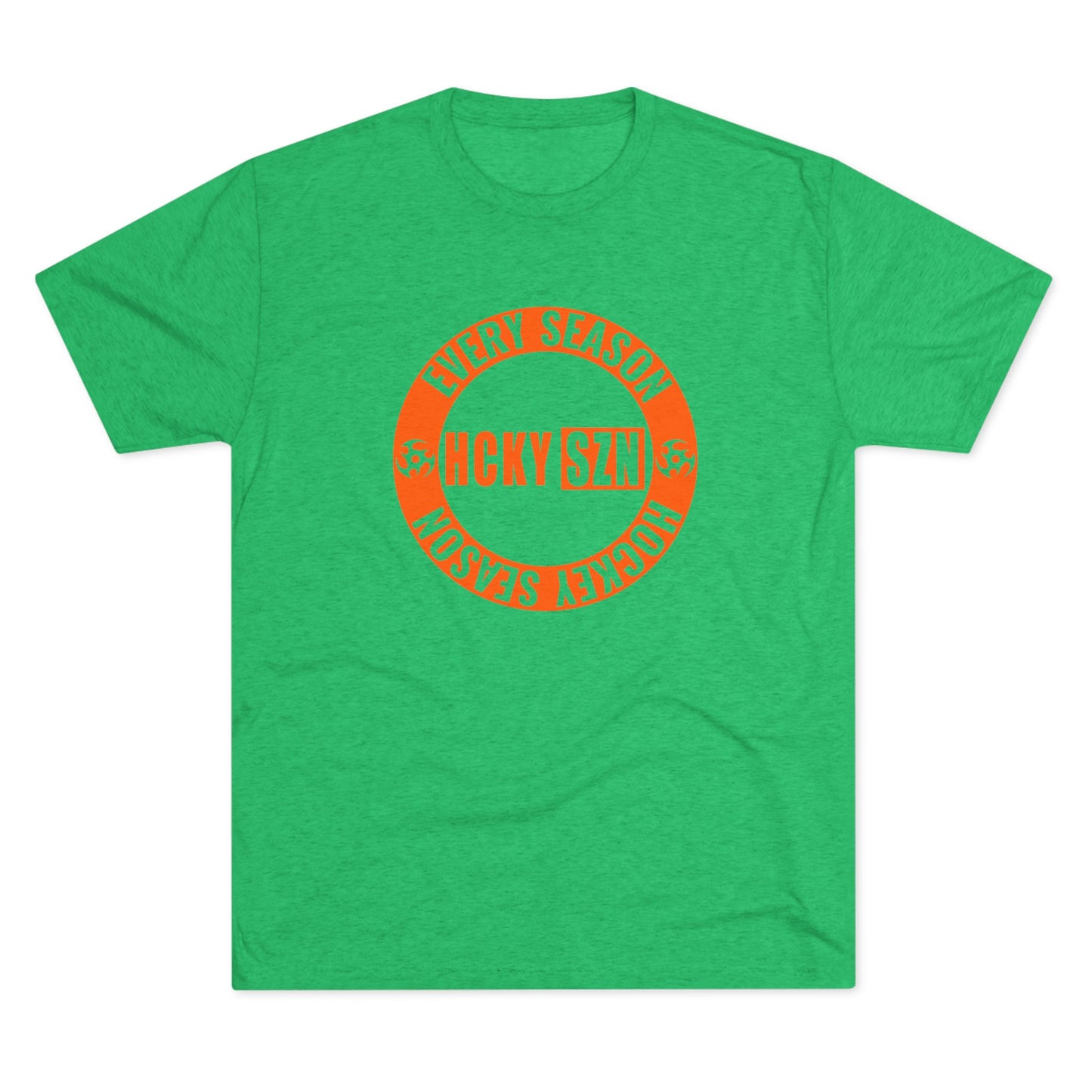 HCKY SZN Circle Logo TriBlend Tee Shirt (Orange) -Various Colors