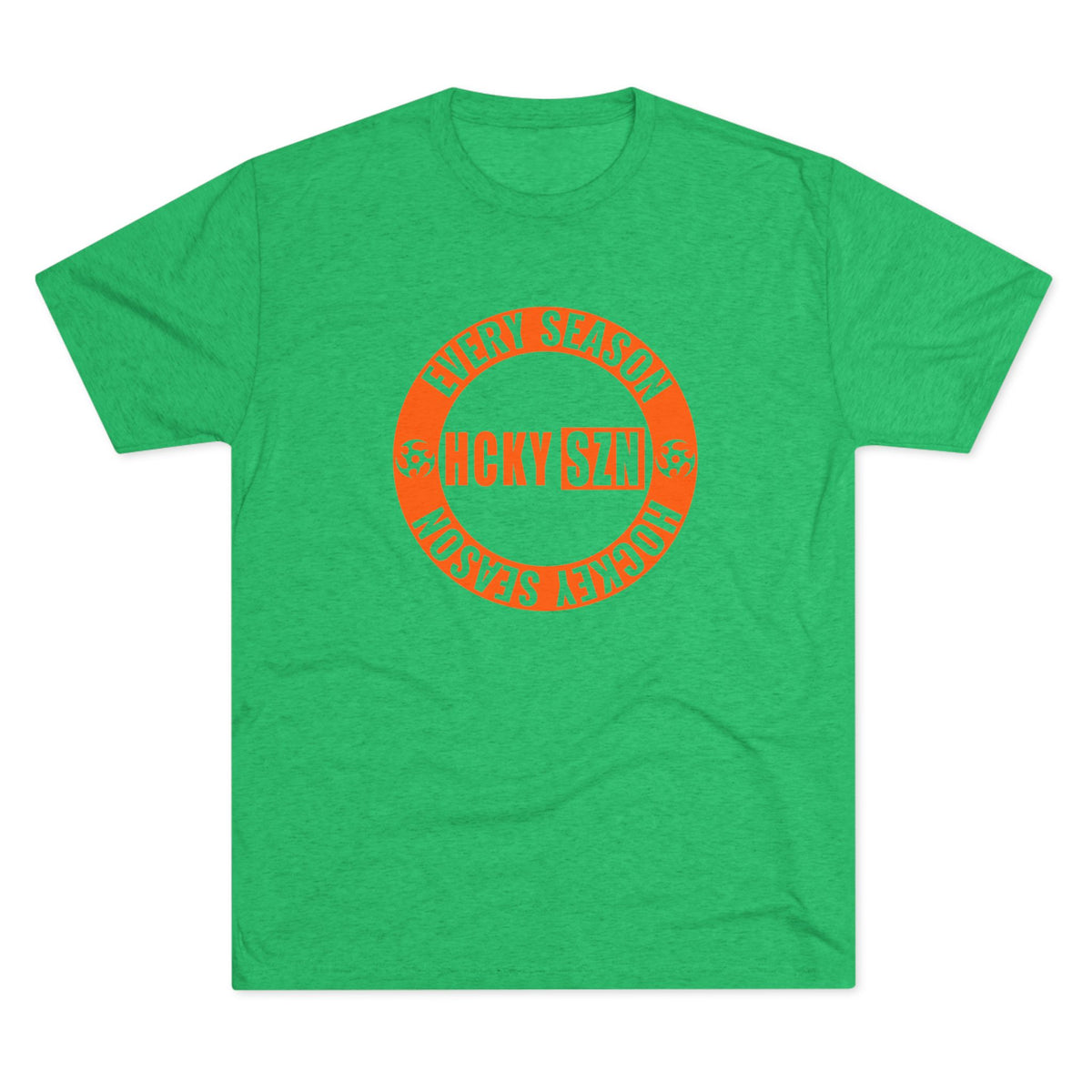 HCKY SZN Circle Logo TriBlend Tee Shirt (Orange) -Various Colors