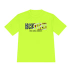 HCKYSZN (Deke Dangle) Adult Performance Tee - Neon Yellow/USA/Black