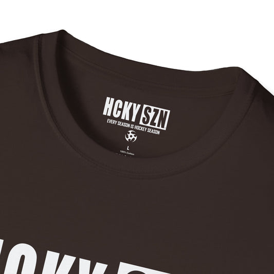 HCKY SZN Softstyle Tee Shirt (Dark Chocolate)