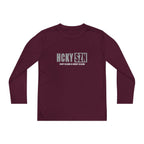 Every Season is HCKY SZN Youth Competitor Long Sleeve Tee (Grey Logo) - Various Colors
