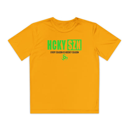 Every Season is HCKY SZN Youth Competitor Tee (Lime Logo) - Various Colors