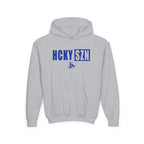 Youth HCKY SZN (Royal Blue Logo) Hooded Sweatshirt - Various Colors