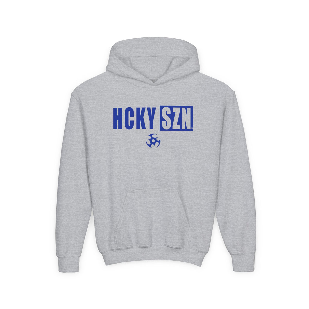 Youth HCKY SZN (Royal Blue Logo) Hooded Sweatshirt - Various Colors