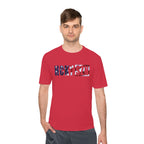 HCKYSZN (Flagship Logo) Adult Performance Tee - Red/USA