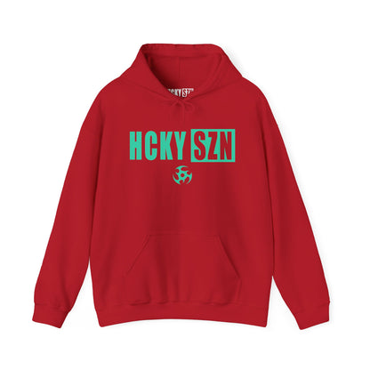 HCKY SZN (Seafoam Logo) Hooded Sweatshirt - Various Colors