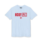 HCKY SZN Simple Star DryBlend Tee Shirt (Red Logo) - Various Colors