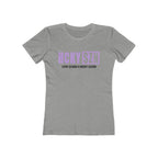 Every Season Is Hockey Season Women's Boyfriend Tee (Lavender Logo) - Various Colors