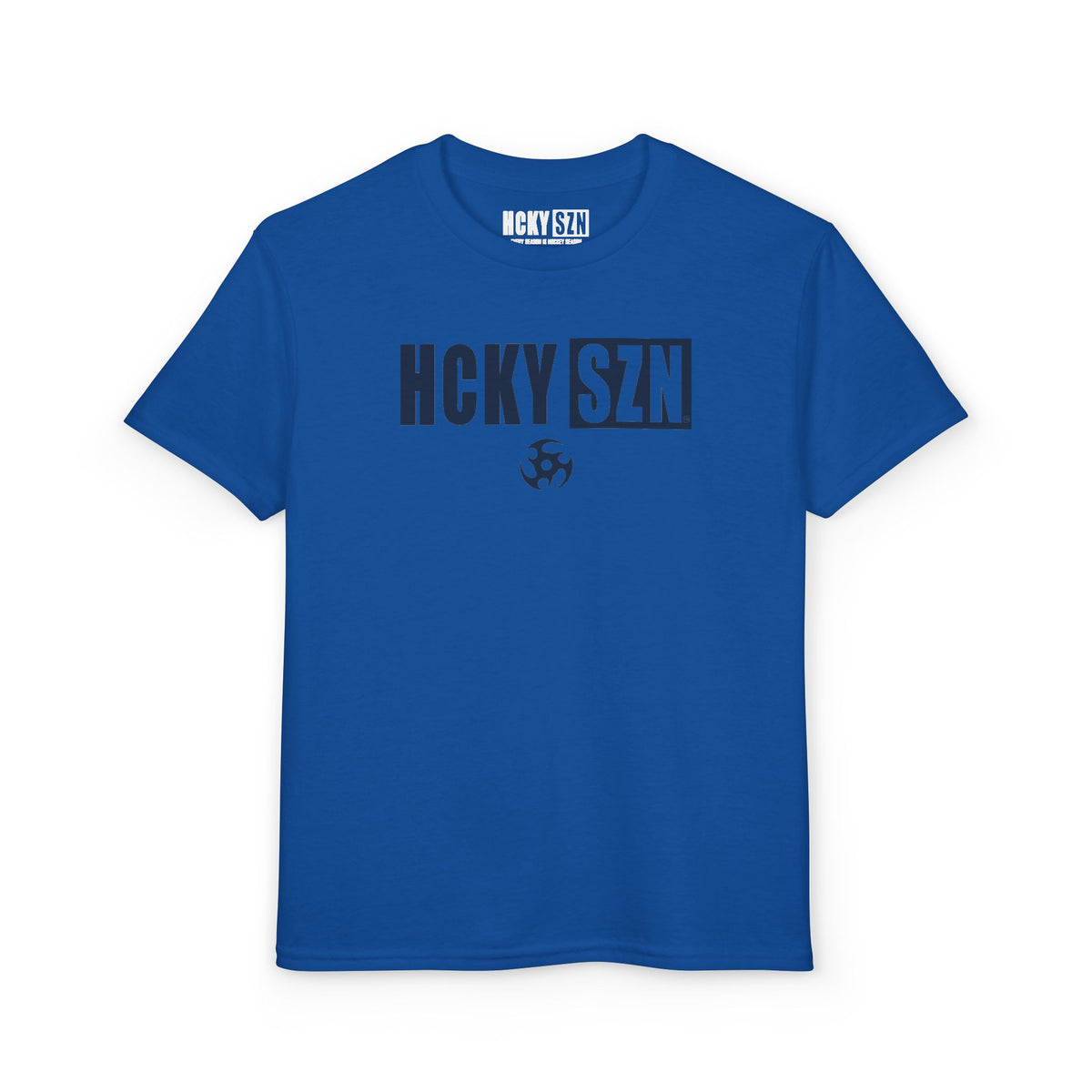 Youth HCKY SZN DryBlend Tee Shirt (Navy Logo) - Various Colors