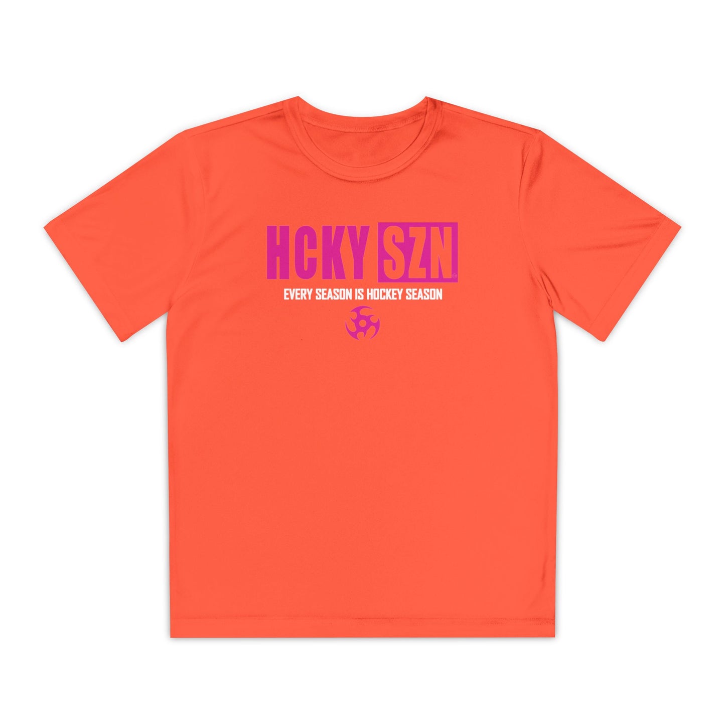 Every Season is HCKY SZN Youth Competitor Tee (Hot Pink Logo) - Various Colors