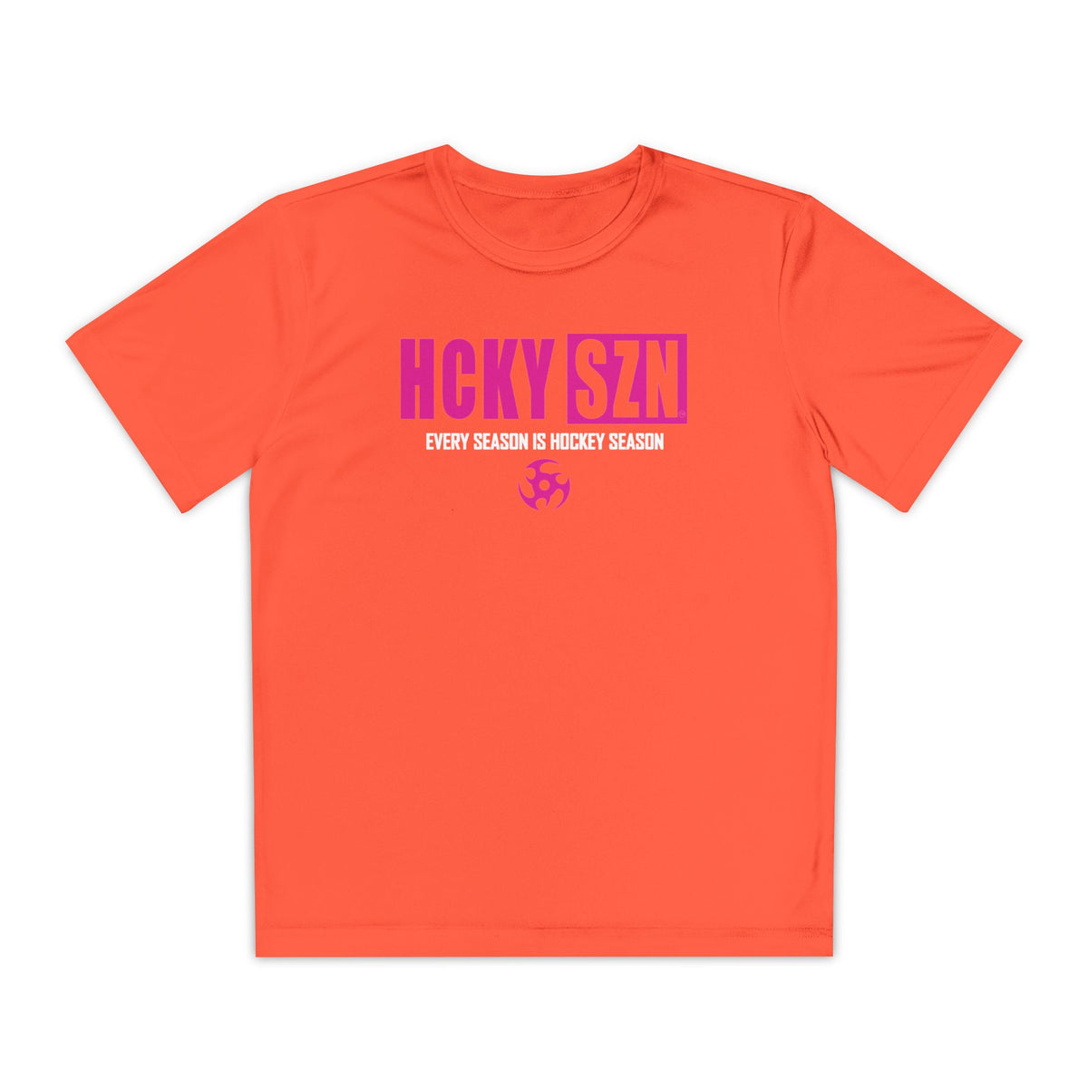 Every Season is HCKY SZN Youth Competitor Tee (Hot Pink Logo) - Various Colors
