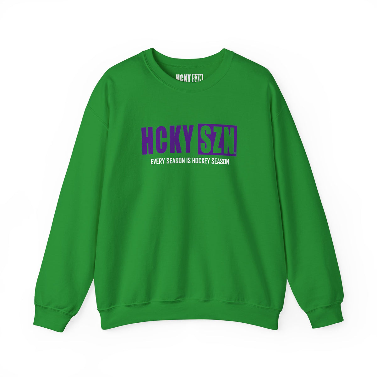 HCKY SZN Crewneck Sweatshirt (Purple Logo) - Various Colors