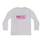 Every Season is HCKY SZN Youth Competitor Long Sleeve Tee (Hot Pink Logo) - Various Colors