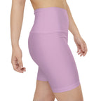 HKY SZN High Waisted Workout Shorts (Dusty Pink)